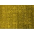 thumbnail image 1 of Ahgly Company Machine Washable Indoor Rectangle Oriental Yellow Industrial Area Rugs, 5' x 8', 1 of 4