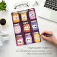 thumbnail image 3 of FORMRS Acrylic Clipboard with Low Profile Clip Standard A4 Letter Size, 12.5" x 9", Purple Jam, 3 of 8