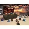thumbnail image 6 of Galdor's Guild Mimic Chest Dice Storage Box | DnD Lockable Vault | Gift for Dungeons & Dragons Players, Dungeon Master/DM or RPG Gaming | D & D Holder Case | Holds 4 Sets of Polyhedral Dice or 28 Die, 6 of 7