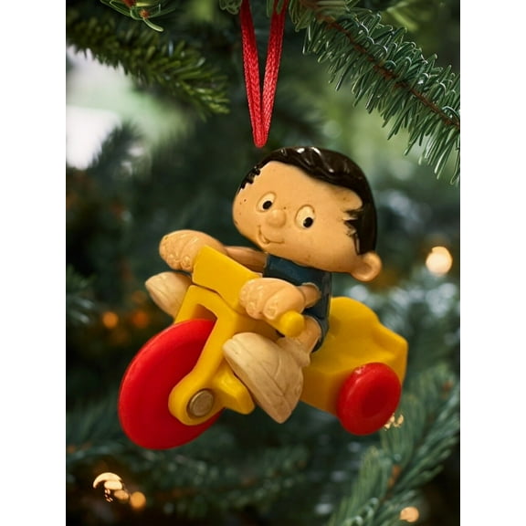 ORNAMENT Bobby Big Wheel Figure Bobby’s World 90s Kids Tricycle DANGLER