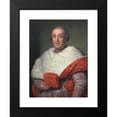 thumbnail image 2 of Anton Raphael Mengs 14x18 Black Modern Framed Museum Art Print Titled - Portrait of Cardinal Zelada (1773), 2 of 5