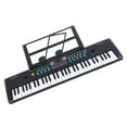 thumbnail image 1 of Teclado de piano eléctrico, órgano electrónico, regalos de cumpleaños, piano de música digital con soporte para hojas 61, 1 of 9