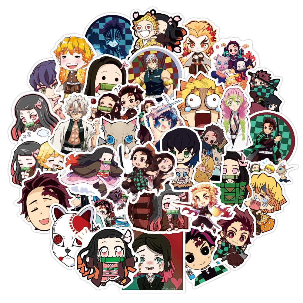 50 PCS Sk8 Anime Stickers Vinyl Waterproof Cool Stickers for Laptop,Bumper,Water Bottles,Computer,Phone,Hard hat