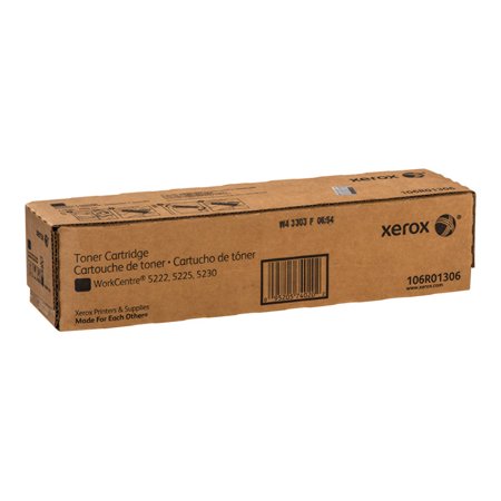 Black toner for use with workcentre 5222 standard yield