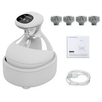 Electric Head Massager Scalp Massager For Hair Growth Relax Stress Migraine Relief Heated Vibration Red Light Body Cat Massager