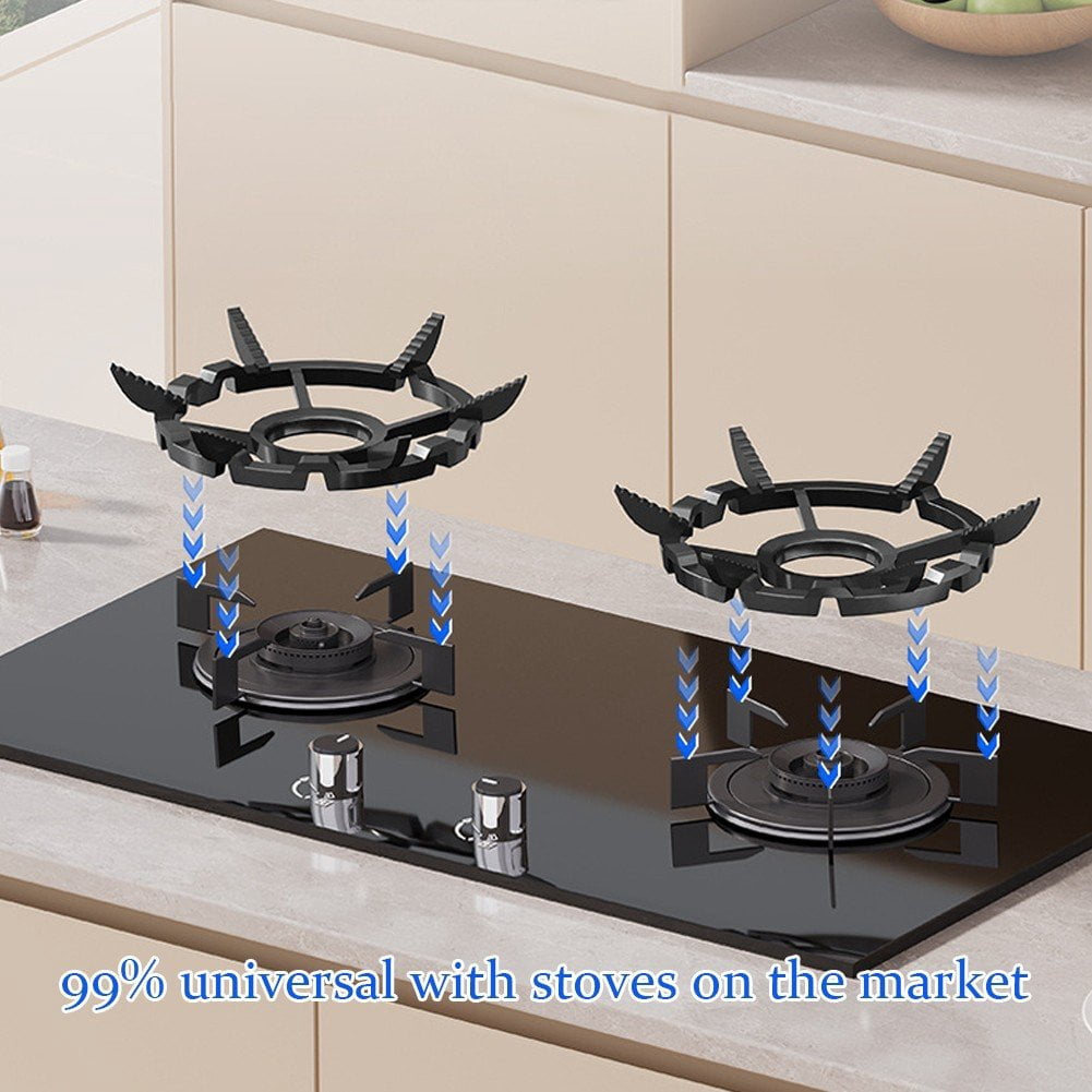 Slccxzc Cast Iron Wok Support Ring Universal Stove Rack Cooktop Pan Holder