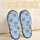 thumbnail image 2 of Fotbe Terrier Pantuflas Peludas para Mujer con Estampado, Zapatillas de Peluche, Zapatos de Invierno para Casa, Uso Interior y Exterior-Medium, 2 of 8