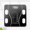 thumbnail image 5 of CARRFA Smart Scale for Body Weight, HD Night Vision Display Bluetooth Body Fat Scale for Adults Kids (Charging style Black), 5 of 8