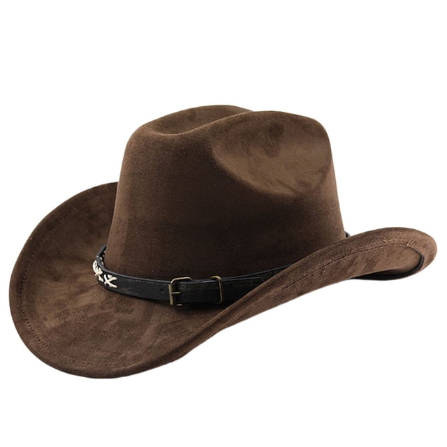 Western Cowboy Hat Curved Brim for Outdoor Adventures and Travel Performance Craftsmanship