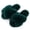 Green, variant on Comwarm Women's Fuzzy Slippers Open Toe Cross Band Slippers Memory Foam House Slippers for Women, White