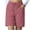 Hot Pink, variant on Kaemgyyd Shorts for Women Summer Casual Comfy Drawstring Elastic High Waist Shorts with Pockets Breathable Lightweight Beach Short Pants