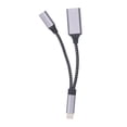 thumbnail image 2 of Divisor USB C OTG, Rápida Disipación De Calor Transmisión Estable aleación De Aluminio Tipo C OTG Cable Para Computadora Teléfono Tableta, 2 of 7