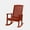 Rustic Red, variant on Highwood Lehigh Rocking Chair - Outdoor, Eco-friendly, Synthetic Wood