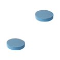 thumbnail image 4 of Kearding Cojín de asiento de ventana Adrift - Cómodo látex natural Fácil de limpiar Cojines de asiento gruesos de tejido preciso No azul Terciopelo azul) 2Conjunto, 4 of 6