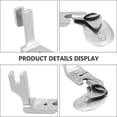 thumbnail image 4 of Weiweiguan Attache de Machine à Coudre Dossier en Acier Inoxydable Pied-de-Biche Accessoire de Remplacement, 4 of 6