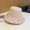 Beige, variant on Spring And Summer New Fairy Wave Dot Pearl Big Eaves Fisherman Hat Female Light And Breathable Face, Small Basin Hat Sunscreen Hat