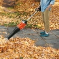 thumbnail image 2 of 52CC 2 Stroke Gas Powered Backpack Sweeper with Blower, 2.3HP Outdoor Handheld Sweeper Snow Sweeping Grass Artificial Power Broom for Street Farms, 2 of 21