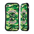 thumbnail image 1 of Head Case Designs Officially Licensed Riverdale South Side Serpents Camouflage Logo Hybrid Case Compatible with Apple iPhone 7 / 8 / SE 2020 & 2022, 1 of 7