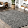 thumbnail image 3 of nuLOOM Alessi Solid Farmhouse Cotton Area Rug, 11' 6" x 14' 6", Gray, 3 of 9