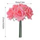 thumbnail image 5 of Ramo de rosas rizadas de 5 cabezas - Flores artificiales, realistas, plástico duradero - para boda Decoración del hogar, 5 of 6