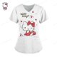 thumbnail image 3 of Camisetas de verano con cuello en V de Hello Kitty, camisetas de hospital para mujer 2023, uniforme de enfermera, ropa de mujer, camisetas con bolsillo, camisetas, 3 of 5