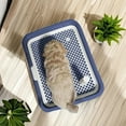 thumbnail image 5 of Dog Potty Tray Dog Potty Tray Flat Bottom Puppy Training Pad Holder Detachable Mesh Tray Easy Clean Anti-Splash Small Medium Dog Bathroom Indoor Pet Toilet Puppy Training Pad Holder, 5 of 6