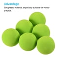 thumbnail image 4 of Uxcell EVA Sponge 42mm Exercise Flight Swing Practice Golf Foam Balls Green 10 Pcs, 4 of 5