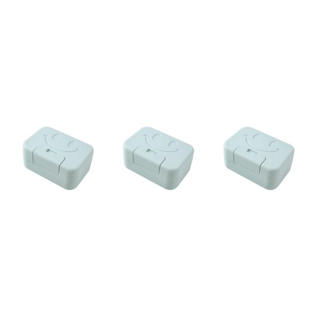 Advancent Contenedor de caja de jabón de viaje, soporte para baño, con tapa a prueba de fugas, con cerradura, ducha práctica, hogar, Type7 NO7