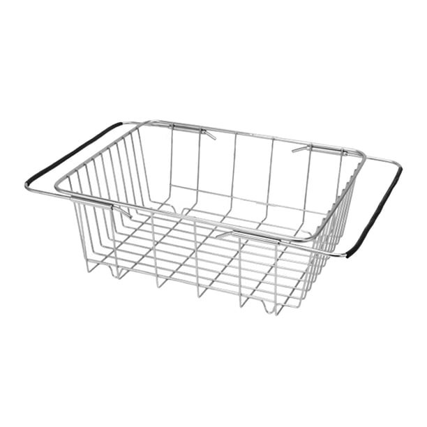 Escurridor de platos extensible grande para colocar sobre el fregadero