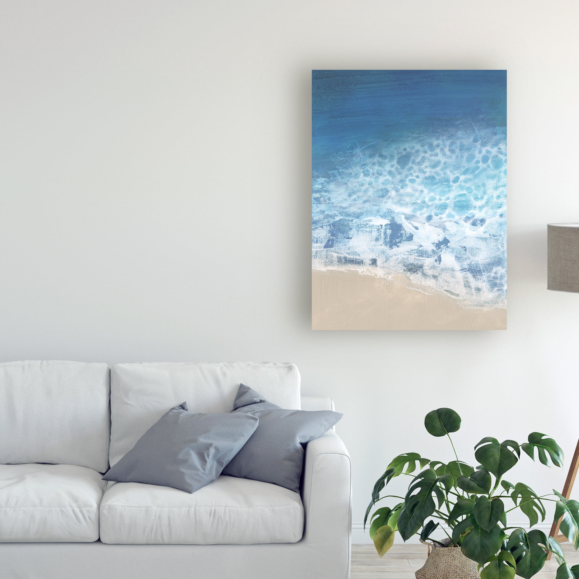 Trademark Fine Art 'Ebb And Flow II' Canvas Art by Victoria Borges