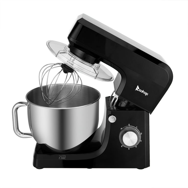 Electric Stand Mixer, 6-Speed Food Mixer W/ 5L Stainless Steel Bowl,  Kitchen Electric Mixer For Baking Cake, , Mixing Dough & More