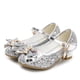thumbnail image 1 of Zapatos de cuero de mariposa de princesa para niños, zapatos de tacón alto con lazo de diamante para niñas, zapatos de baile con purpurina, zapatos de baile de fiesta para chicas a la moda 32 Gao Jinjia LED, 1 of 2