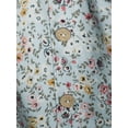 thumbnail image 5 of No Boundaries Juniors' Long Sleeve Floral Top with Face Mask, 5 of 6