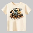 thumbnail image 2 of Byoo Summer Cute Tee Shirt for Toddler Boys Construction Vehicle Print Casual Short Sleeve Tops, 2 of 3