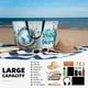 thumbnail image 5 of Disketp Let's go Travel Around the World Bolsa de Playa de Gran Capacidad, Bolso Impermeable y a Prueba de Arena para Mujer, Ideal para Playa, Piscina y Natación, 5 of 7
