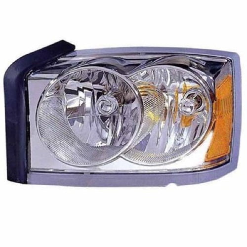 GoParts OE Replacement for 2006 2007 Dodge Dakota Front Headlight Assembly Housing / Lens