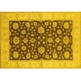 thumbnail image 1 of Ahgly Company Indoor Rectangle Oriental Yellow Traditional Area Rugs, 6' x 9', 1 of 4
