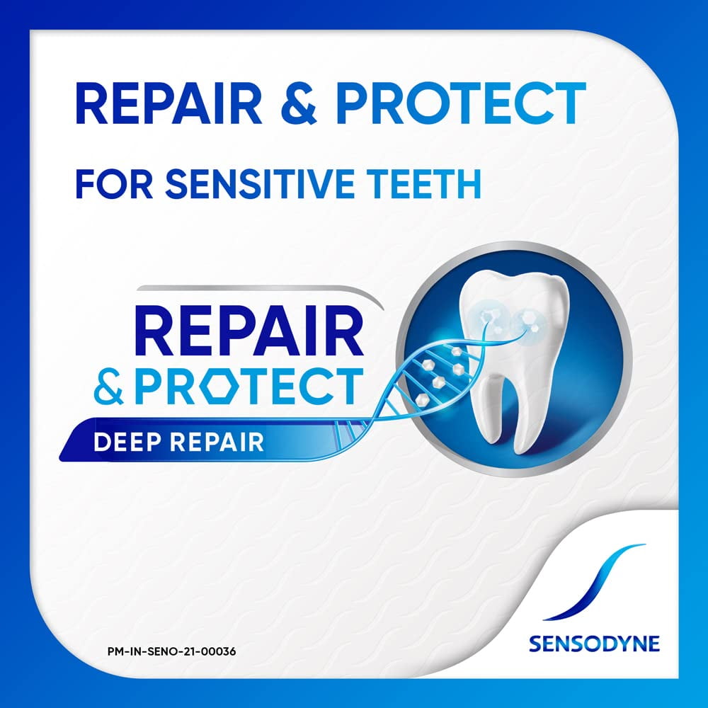 Sensodyne Repair and Protect Toothpaste for Deep Repair of Sensitive Teeth 100gm 5 Pieces Set