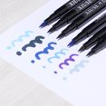 thumbnail image 5 of Uxcell 0.39'' Fabric Markers Permanent Dye Paint Textile Marker Pens Fine Tip for DIY Clothes Light Blue Grey, 5 of 7