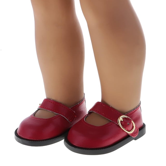 Zapatos de Cinturón de Tobillo de Cuero PU de Fiesta de Muñecas de Moda para Muñecas Ameircan Girl My Life de 18 Pulgadas / Accesorios de Disfraz de M se describe Baoblaze Zapatos de muñeca