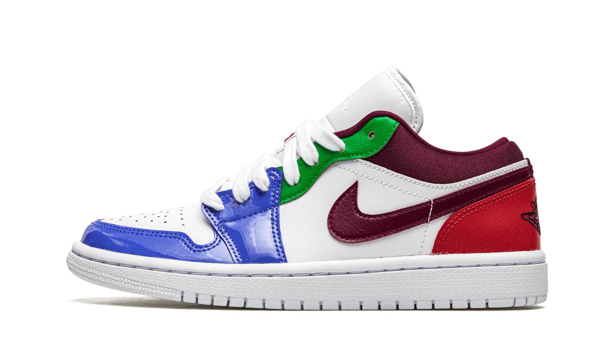 air jordan 1 low patent multicolor