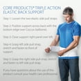 thumbnail image 5 of Core Products Triple Action Elastic Back Support - XXLarge, 5 of 7