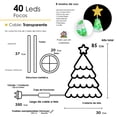 thumbnail image 2 of Árbol de Navidad de Tela con Luces LED AN24103 NaviColors, 2 of 4