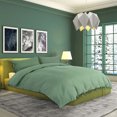 thumbnail image 3 of Unique Bargains 110gsm Brushed Polyester Duvet Cover Set Bedding Set with Bowtie,3-Pieces,, 3 of 9