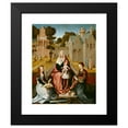 thumbnail image 2 of Master of St. Severin 12x14 Black Modern Framed Museum Art Print Titled - The Virgin Enthroned with St. Catherine and St. Mary Magdalene (ca. 1510), 2 of 5