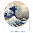 thumbnail image 3 of Mouse pad redondo Nphuriy de 20 x 20 x 0,3 cm, antideslizante de goma, 3 of 6