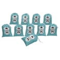 thumbnail image 4 of Darling Souvenir Blue Moustache & Our Little Man Birthday Custom Party Supplies Favor Bags&nbsp;Drawstring Pouches&nbsp;15 Pieces, 4 of 5