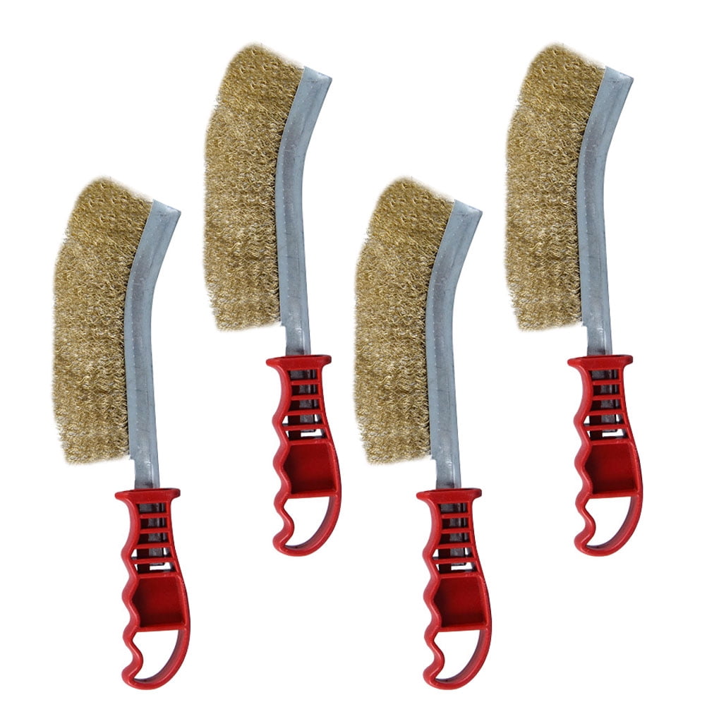 Set of 3 Heavy-Duty Grill Grate Cleaning Wire Brushes, and Wear-Resistant BBQ Scrubbers for Outdoor Grills