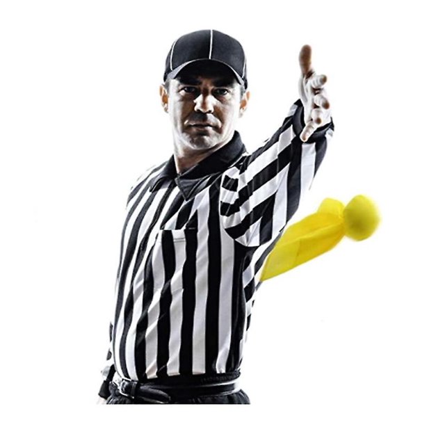 Paquete de 6 banderas de penalización de fútbol, banderas de lanzamiento de fanáticos deportivos para accesorios de juegos de fiesta de fútbol (a-1b)