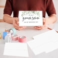thumbnail image 2 of Koyal Wholesale Groomsmen Wedding Day Gift Cards with Envelopes set of 8 Greenery Leaves On My Wedding Day Cards, 2 of 5